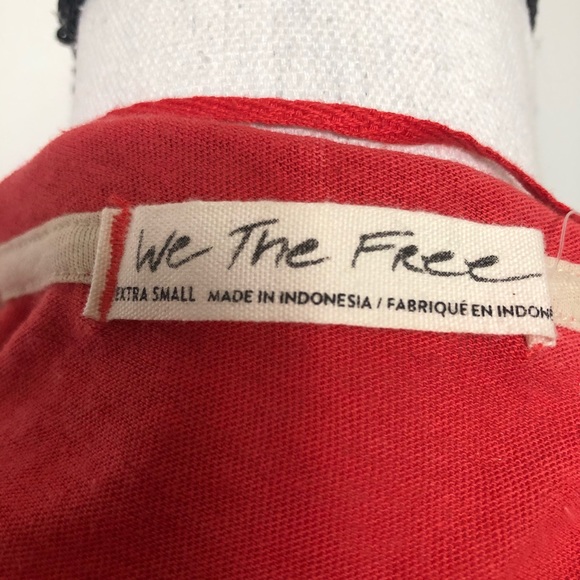 Free People top size xs melon and yellow - Picture 5 of 8